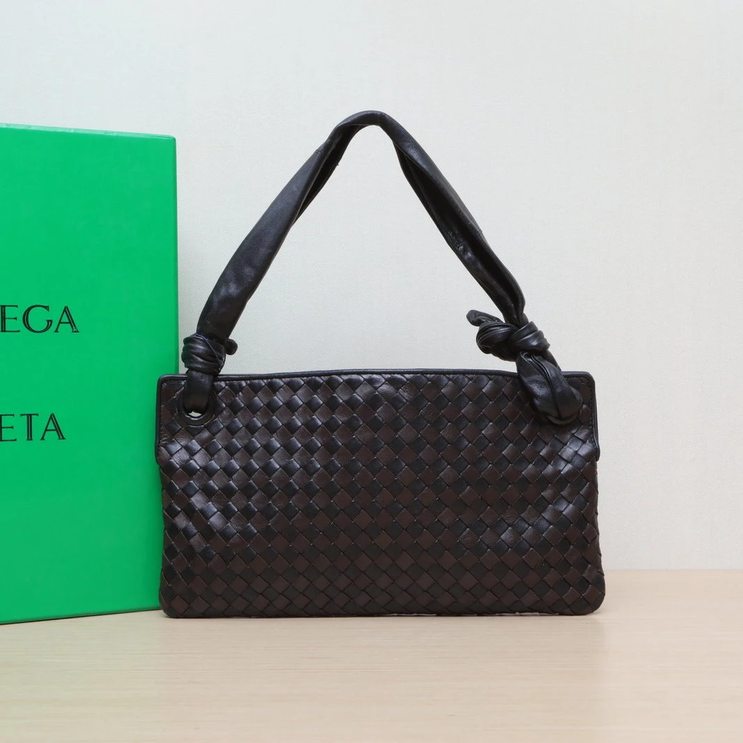 95新 BOTTEGA VENETA/葆蝶家 【娇】 金扣 编织 腋下包