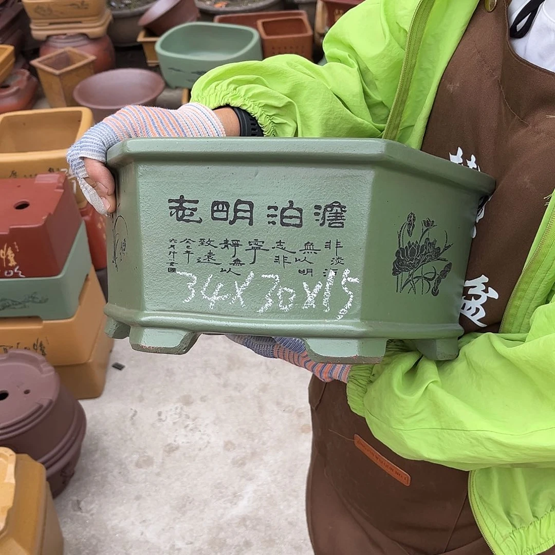 紫砂花盆盆景艺术