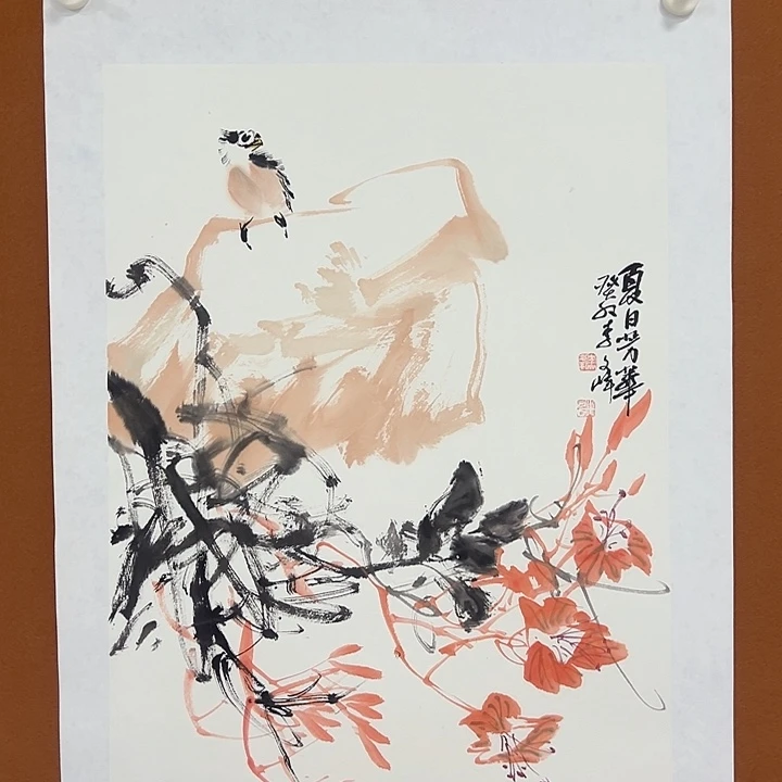 国画李文峰的画作