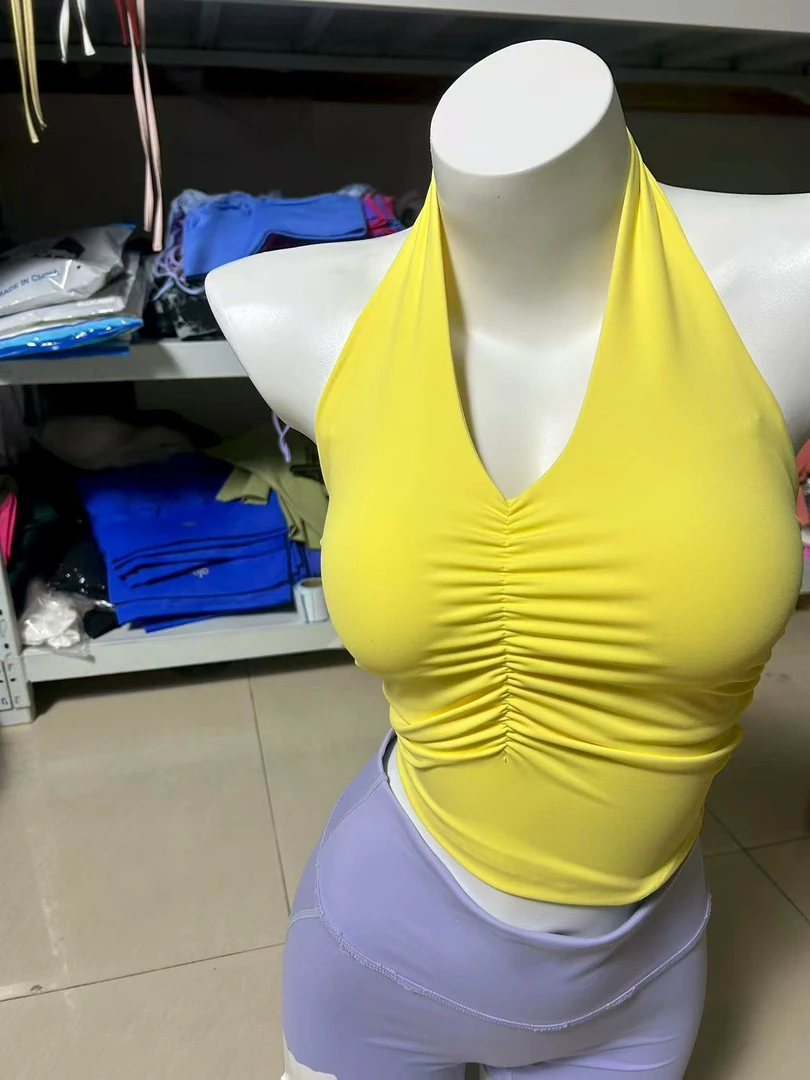 二哥挂脖瑜伽运动背心