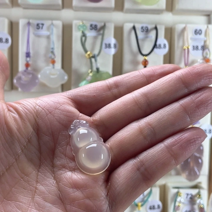 玛瑙/玉髓颈饰未镶嵌叶*