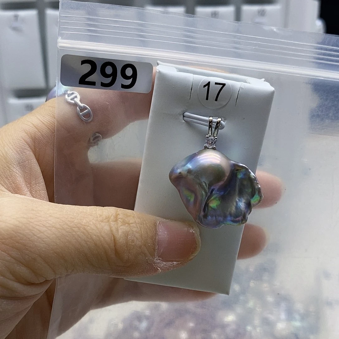 合金耳饰淡水珍珠