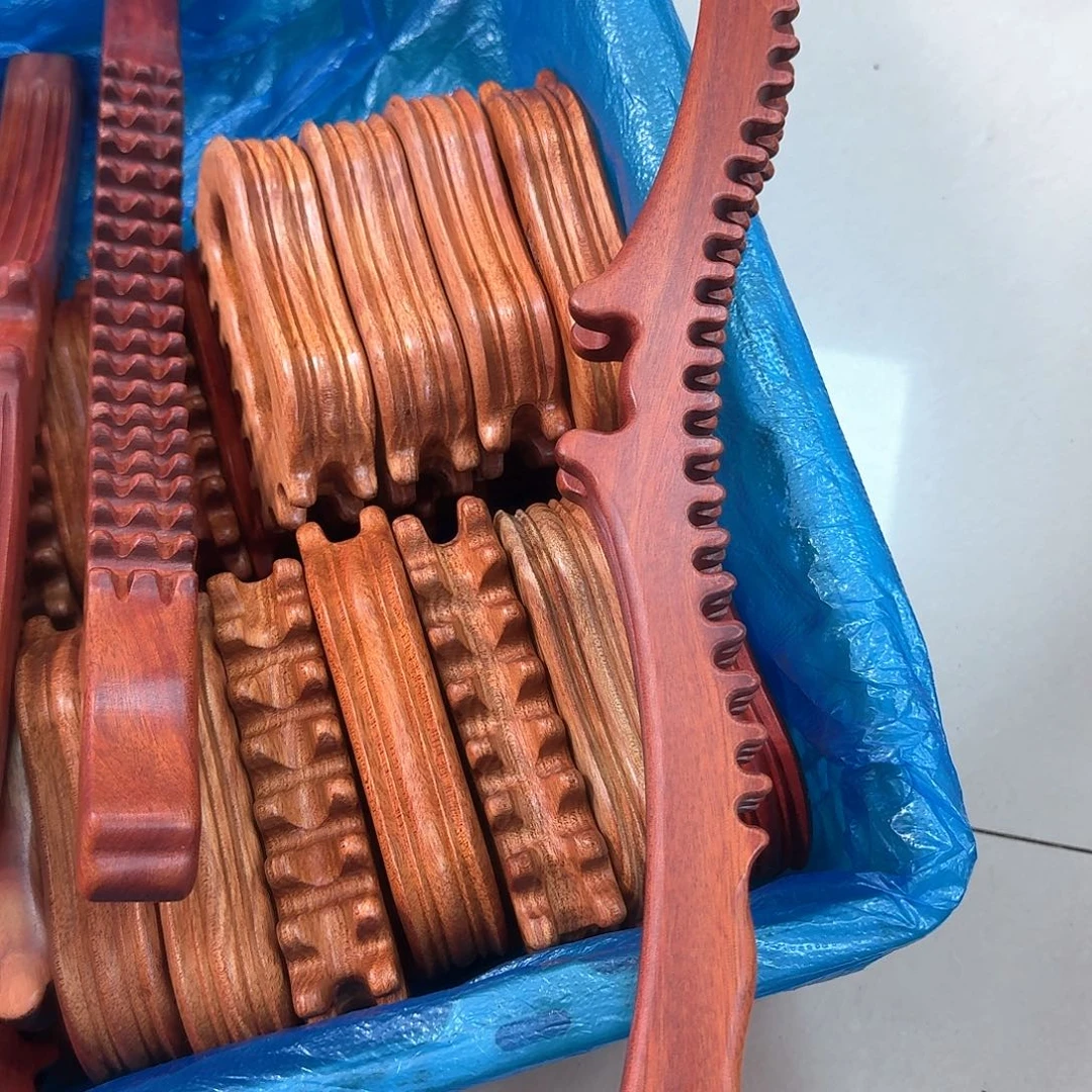 红檀木40厘米放松工具瑕疵大