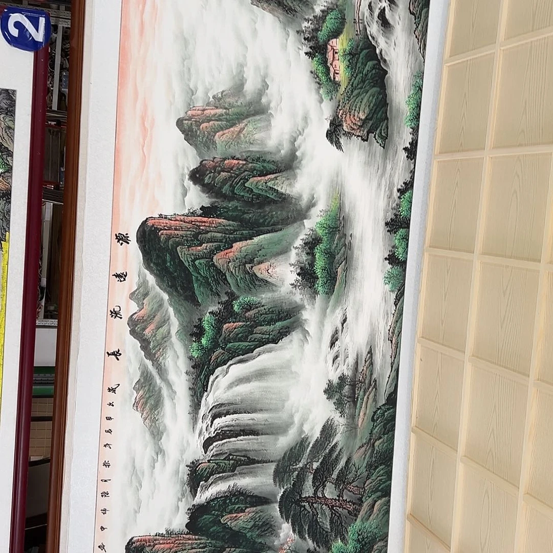 渔***读国画手绘保证质量保证