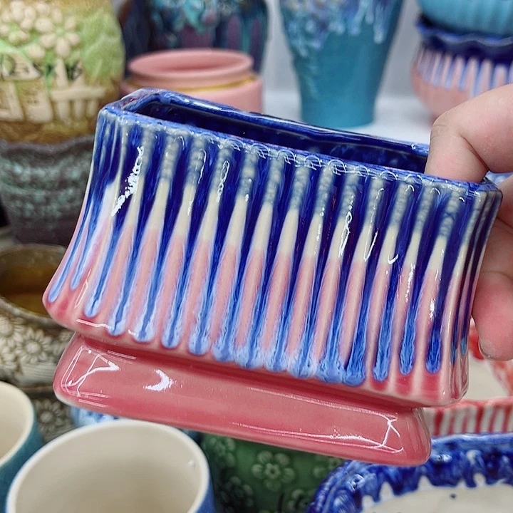 多肉植物陶瓷花盆9.99包邮