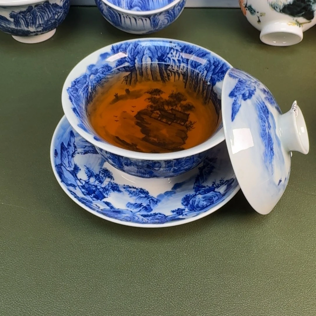 景德镇纯手绘茶具圆圆232