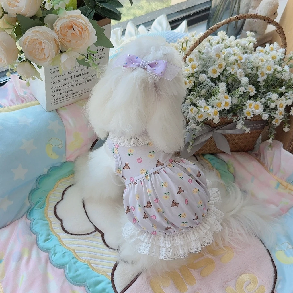 夏季新款宠物服冰丝凉感背心南瓜裙