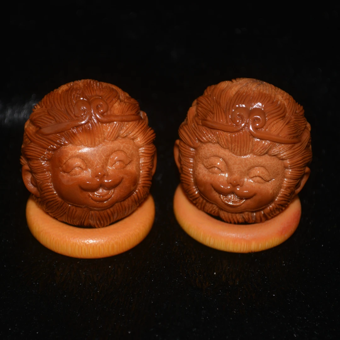 巴西大橄榄手球手把件3.5左右小悟空猴头