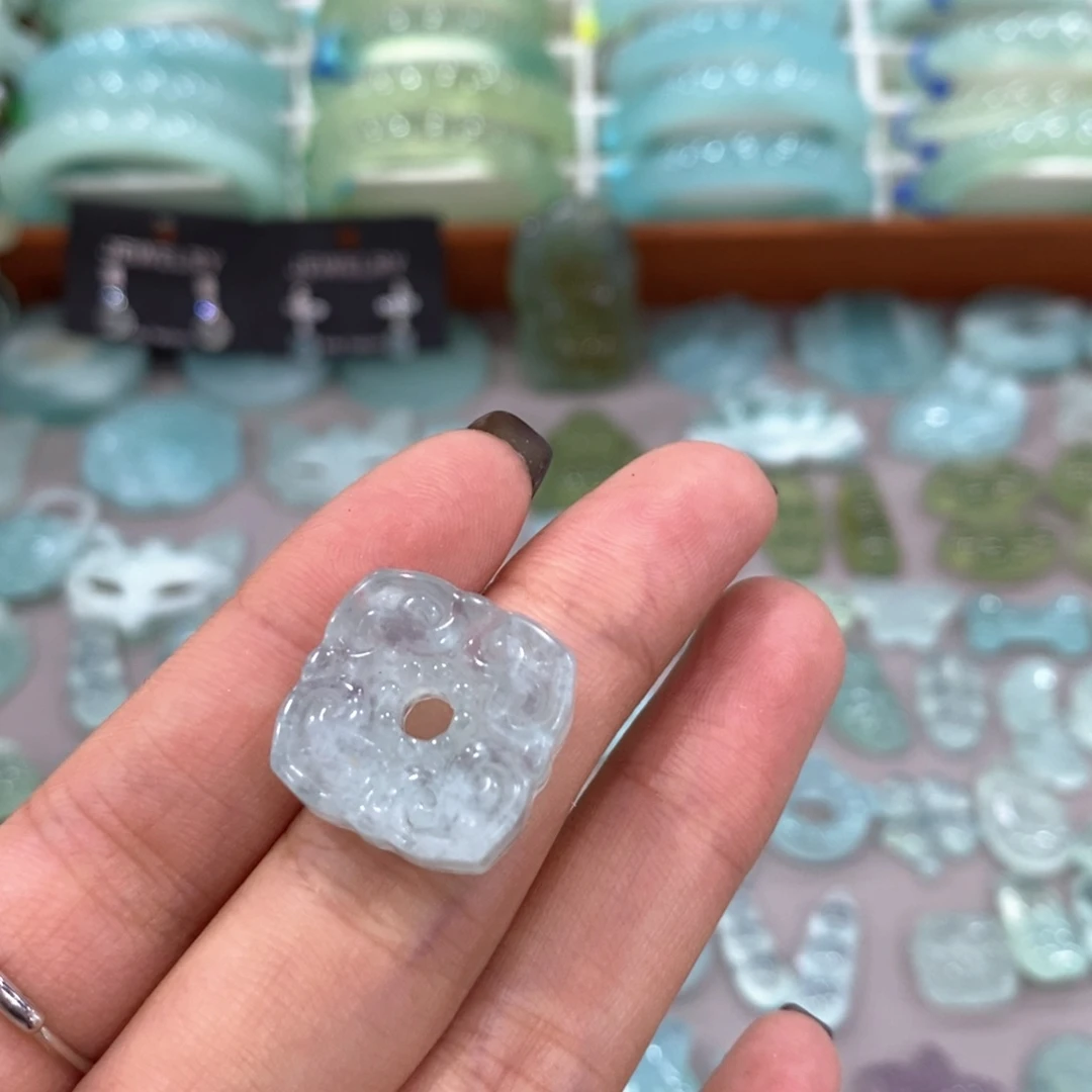 银S925镶嵌蛇纹石玉戒指