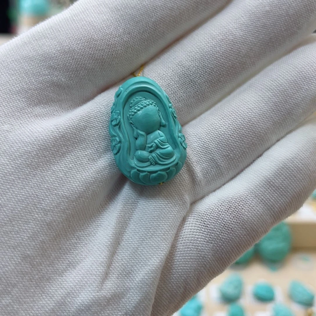 绿松石珠宝奇石未镶嵌