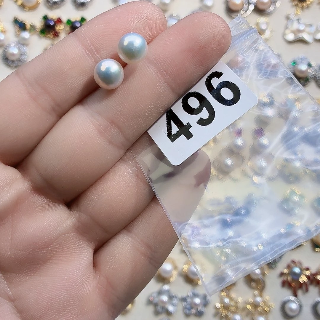 耳饰合金淡水珍珠