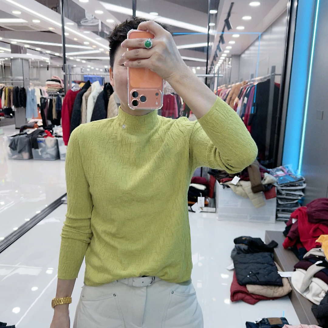 超亲肤系列不易起球9色半高领跑量毛衫902品