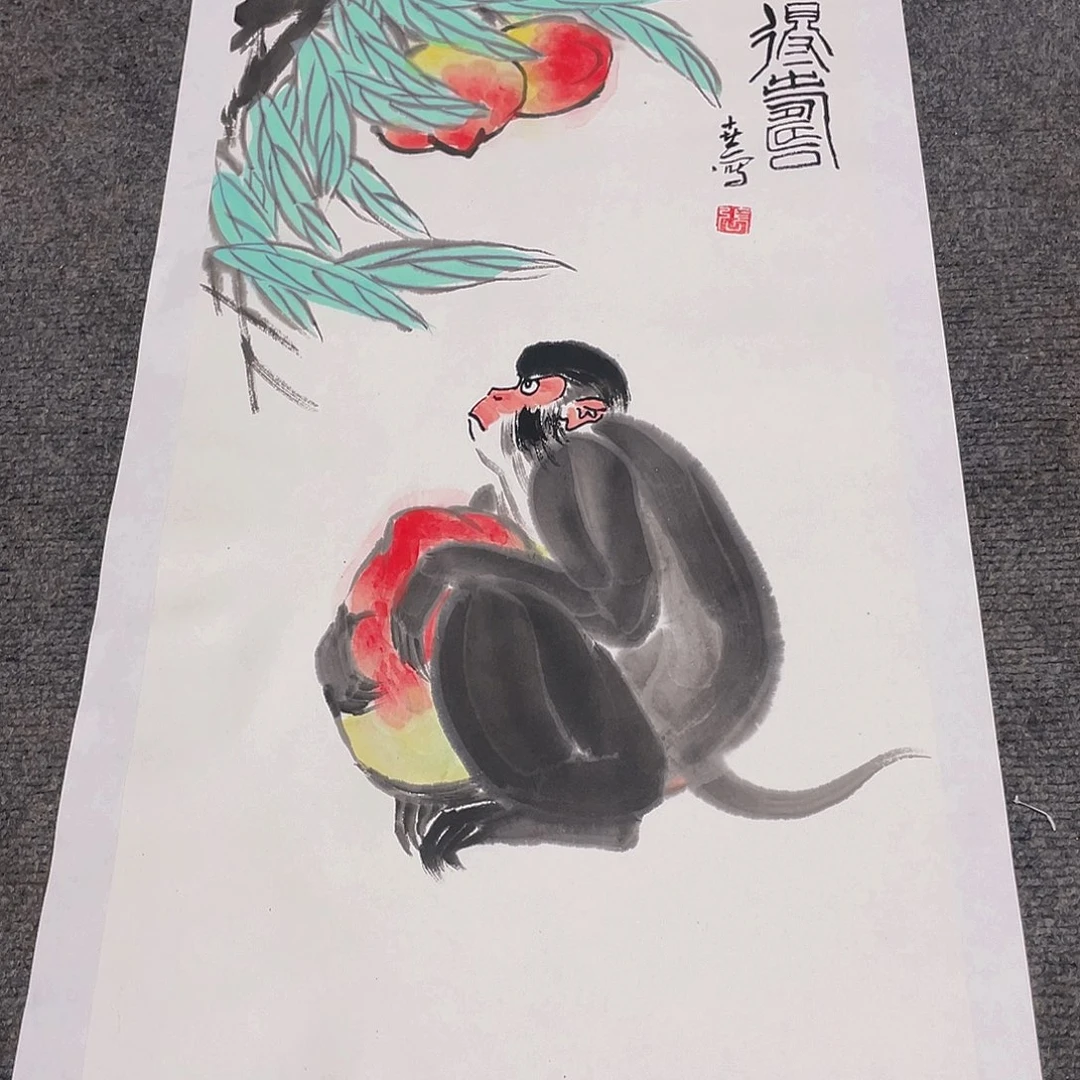 国画2平尺纯手绘国画作品