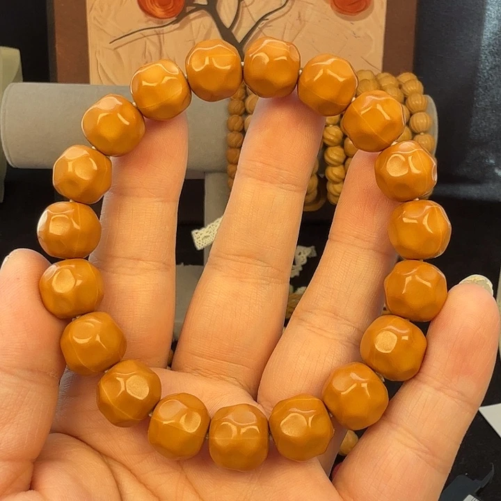 冰***雨核桃手串/手链奶酪13