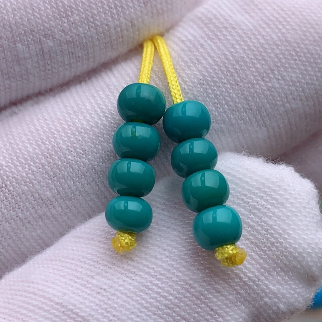 未镶嵌绿松石珠宝奇石4.8mm