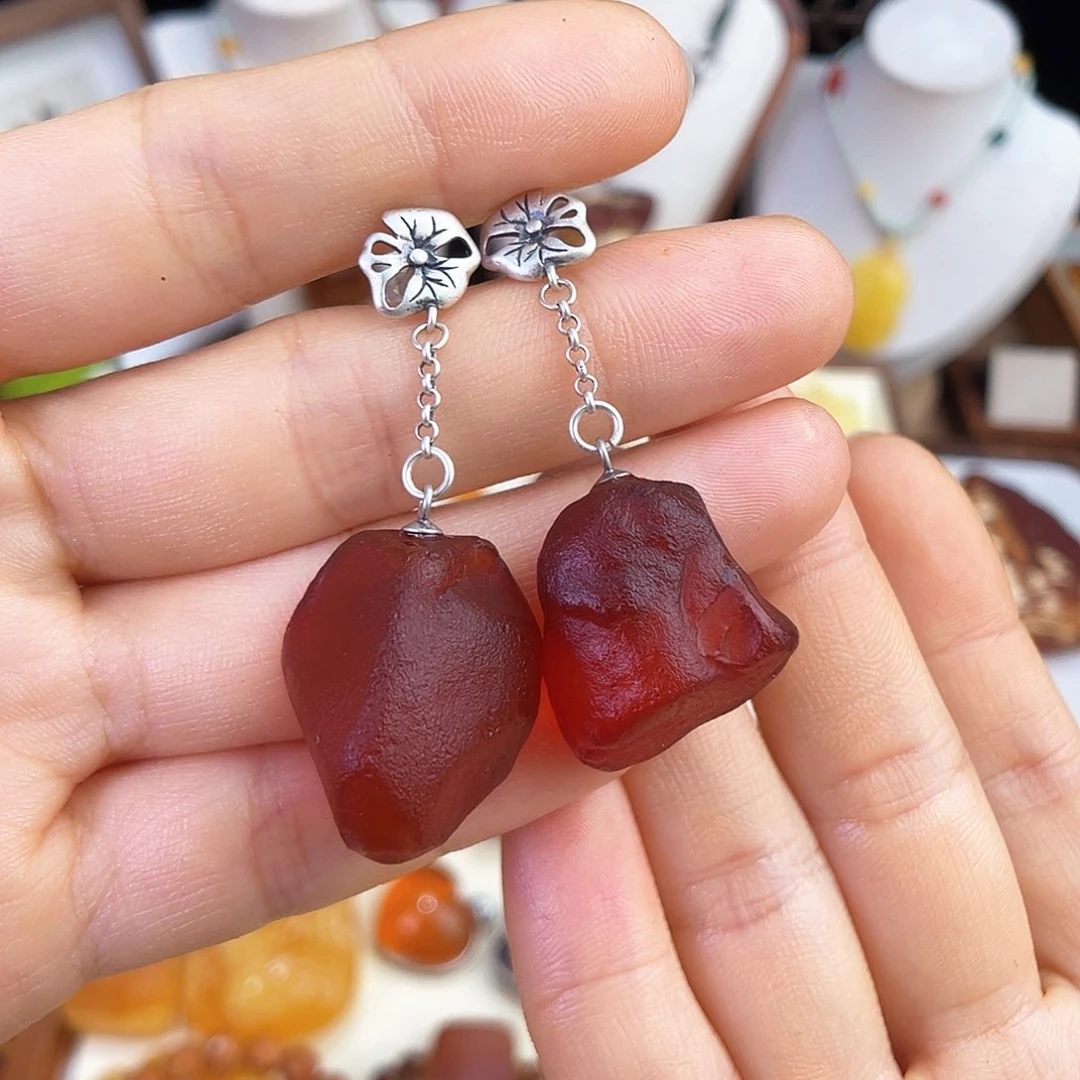 未镶嵌琥珀珠宝奇石，