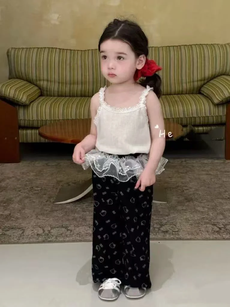 自制白色蕾丝吊带