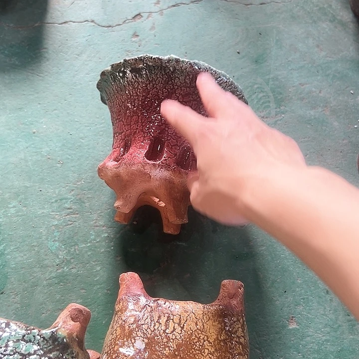 紫砂花盆八个花盆花盆