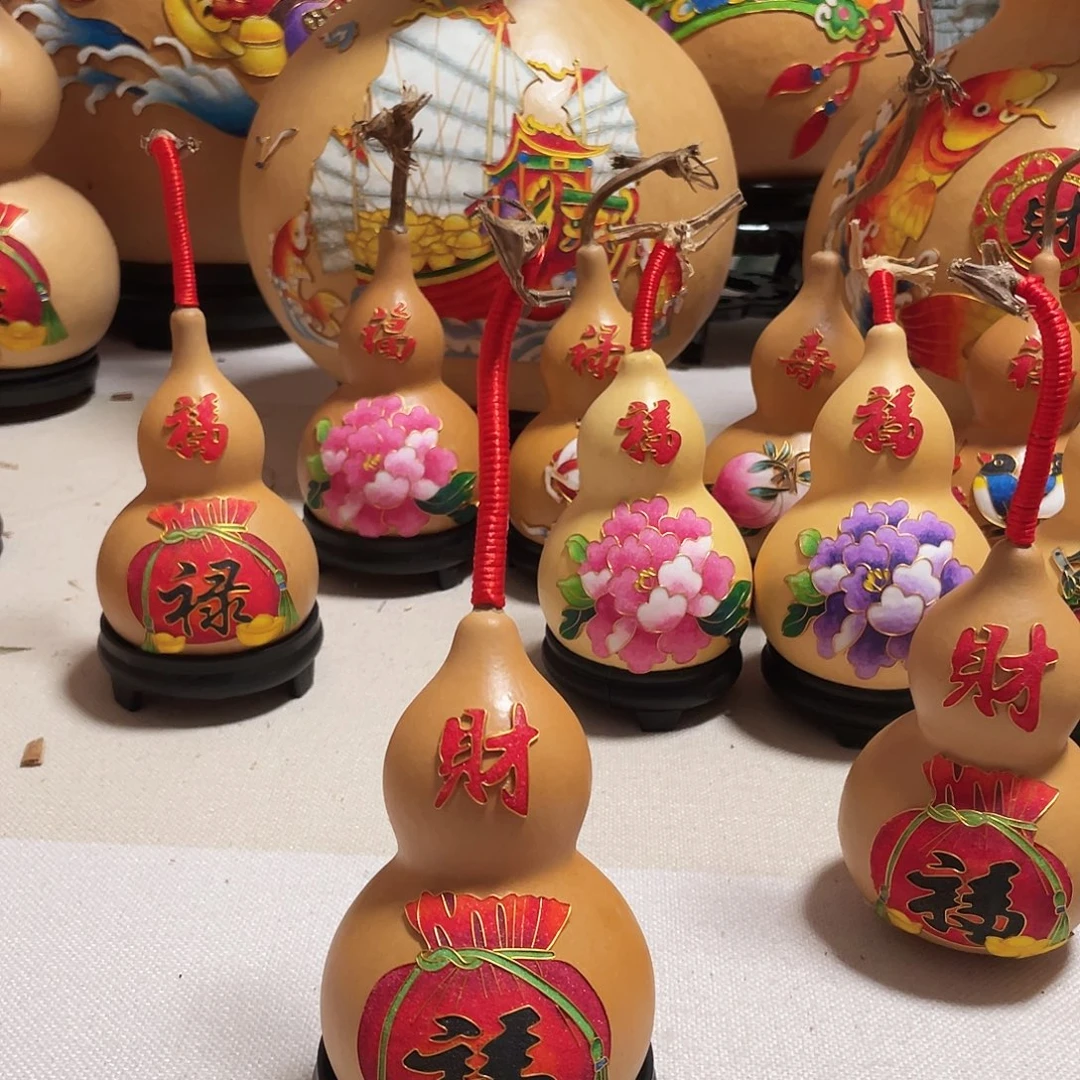 黄***姐木葫芦福禄百福双全小号