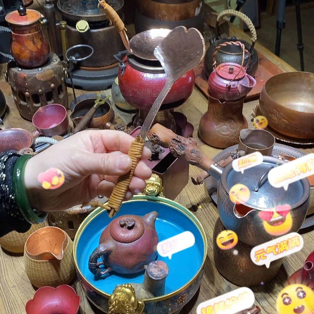 任和堂纯紫铜碳铲4485159