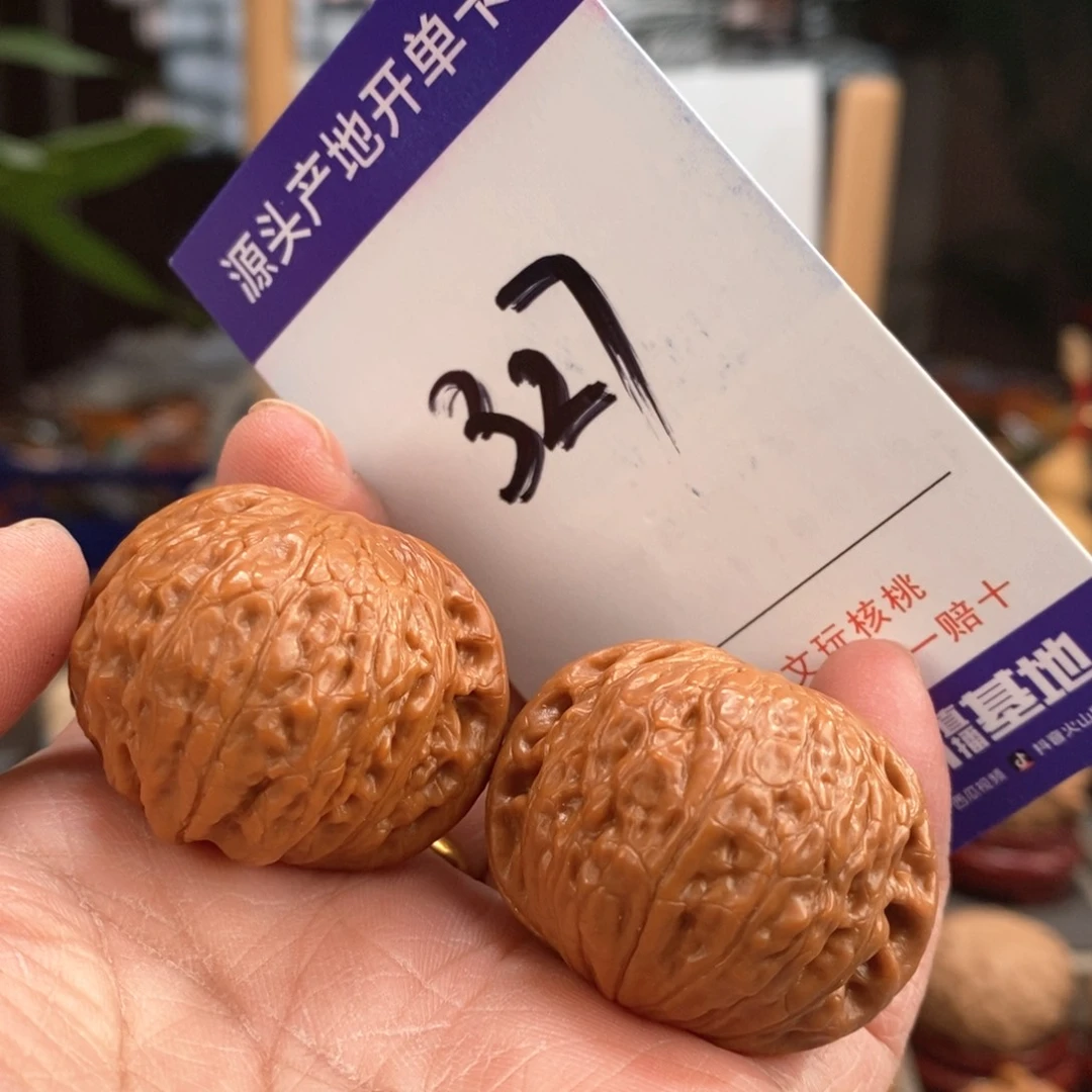 文玩核桃把件36手盘铁锤327号