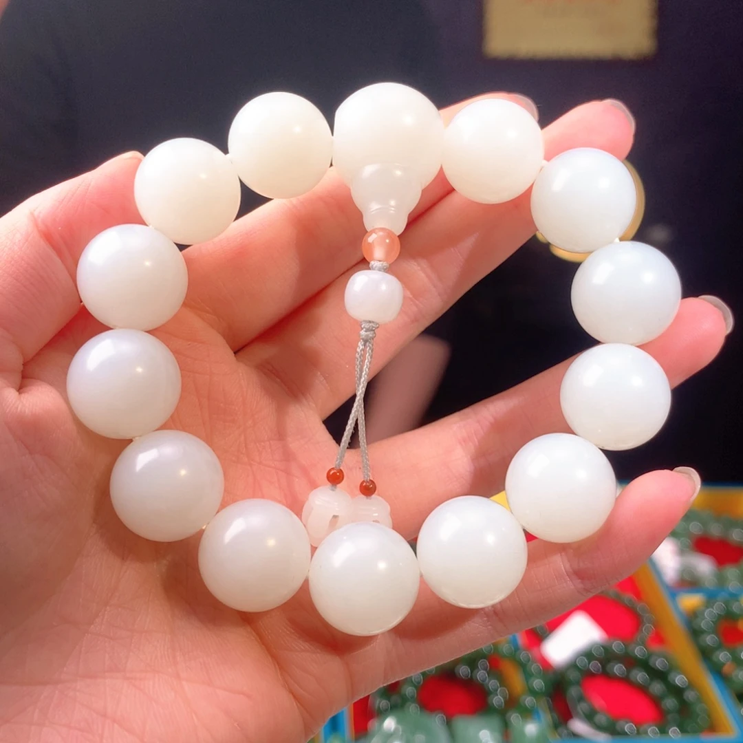 和田玉（白玉）手串未镶嵌