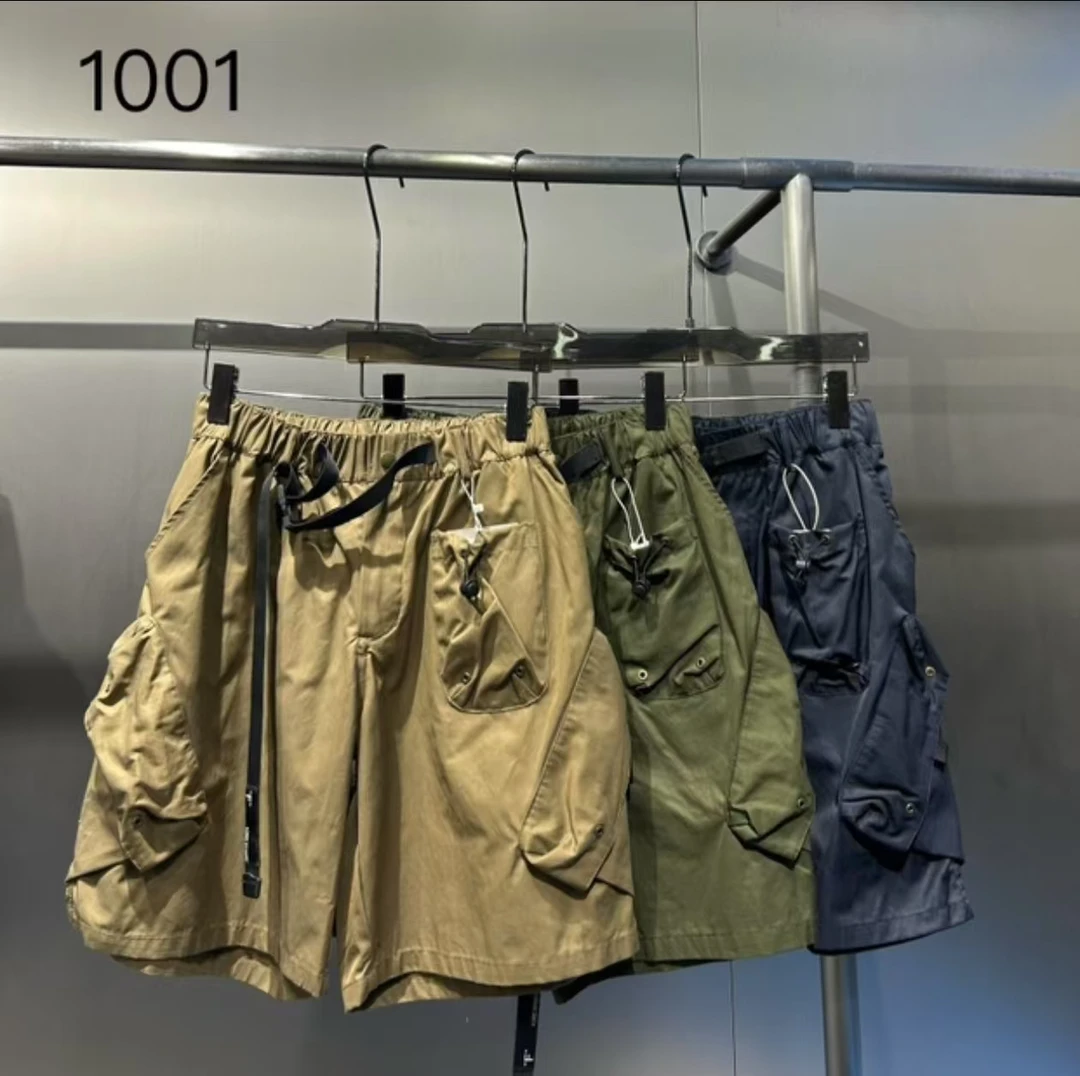 【1001】夏季纯色工装舒适速干休闲裤薄款短裤*DK1001