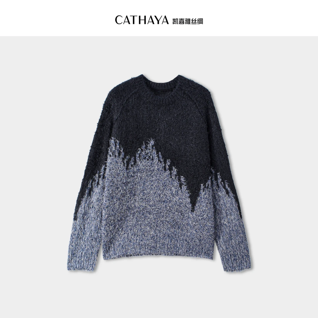 CATHAYA/凯喜雅圆领长袖针织衫TDK2FEJM860