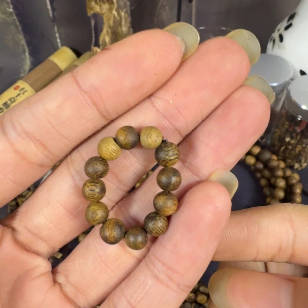 沉香沉香碎屑沉香小戒指