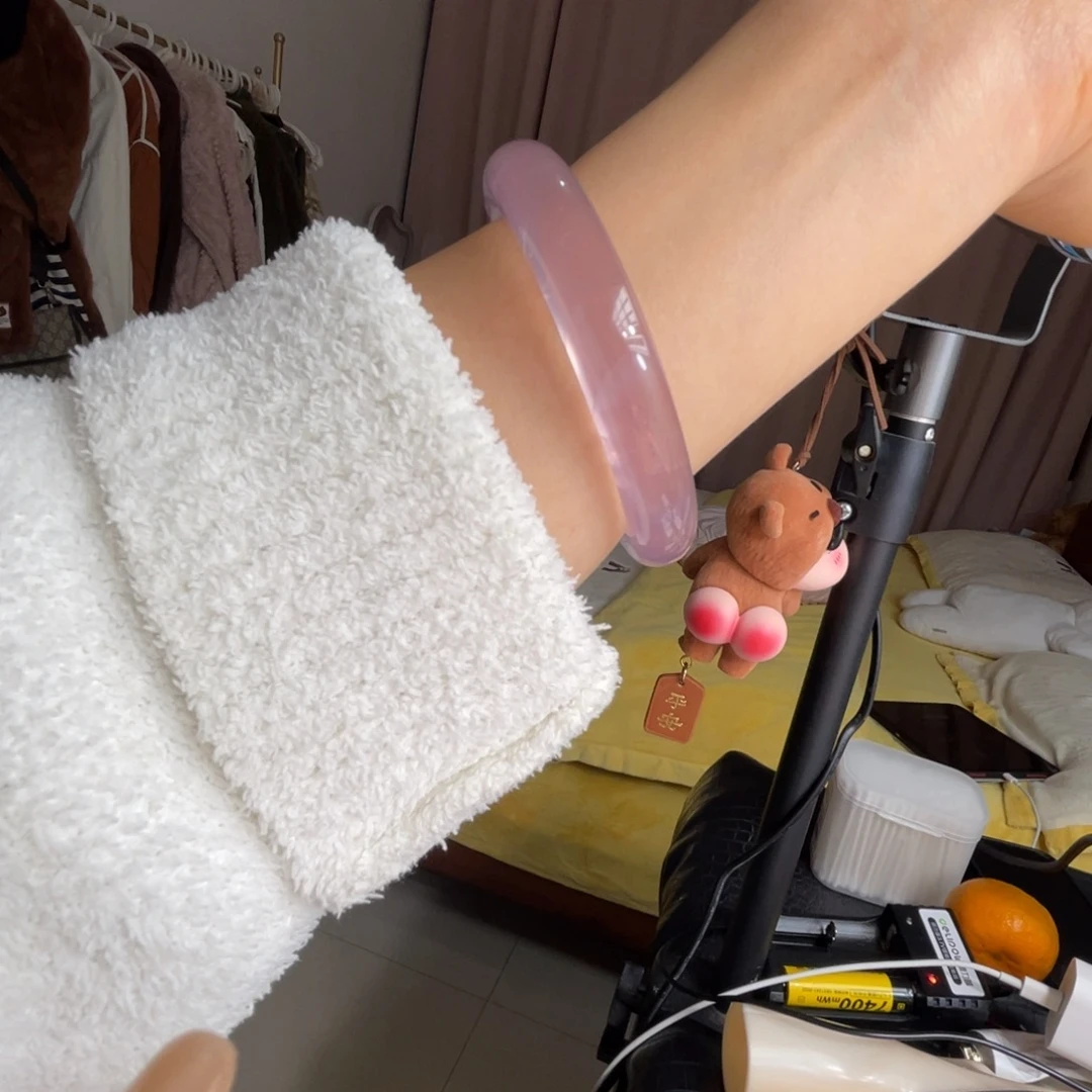 手镯未镶嵌水晶手镯62.5圈口38号