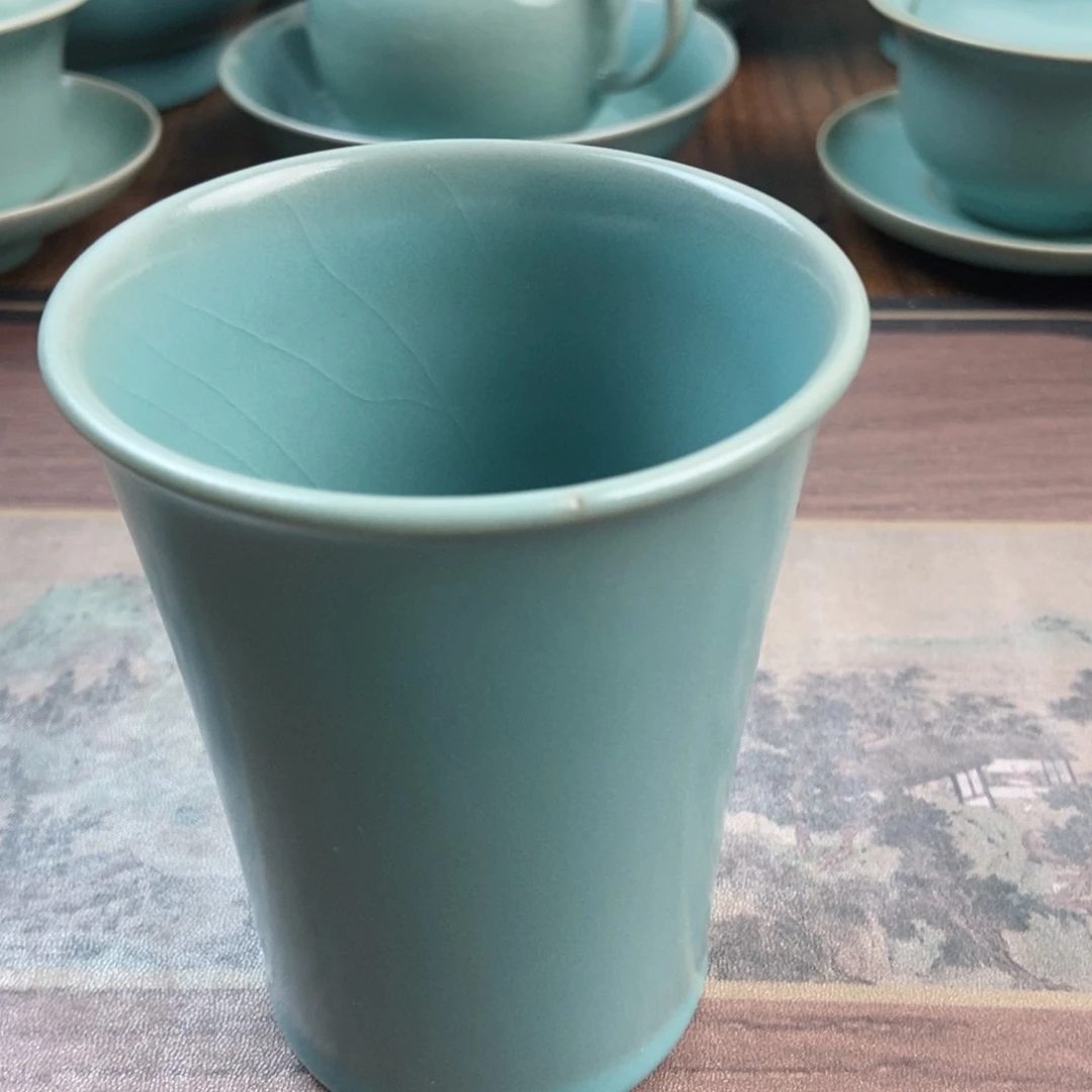 摆件瓷原产地原矿汝瓷～茶器