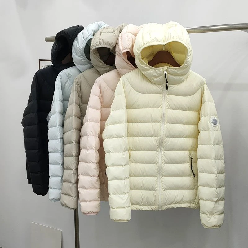 短款羽绒服女2025冬季新款连帽90轻便鸭绒时尚休闲保暖情侣外套潮