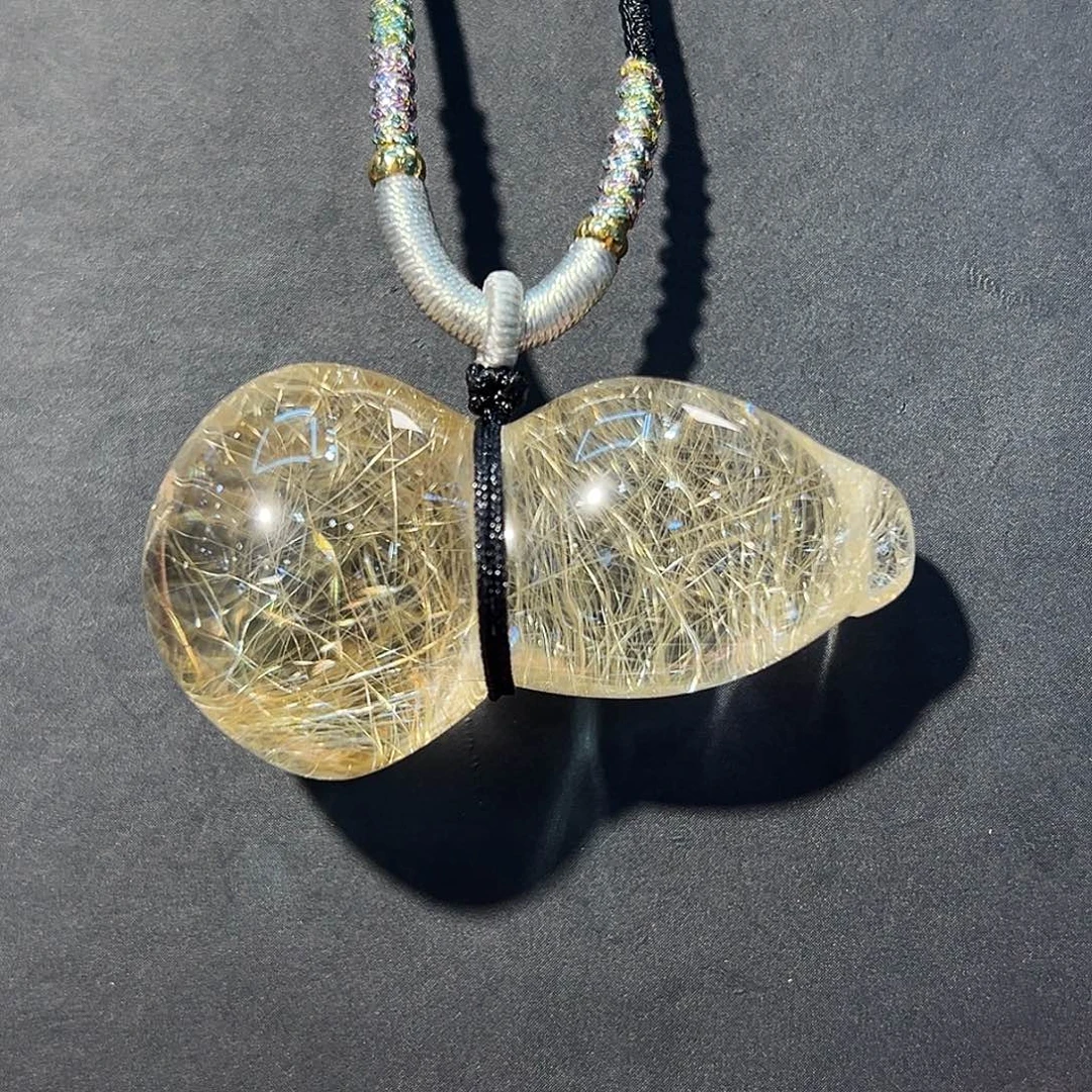 发晶颈饰未镶嵌吊坠