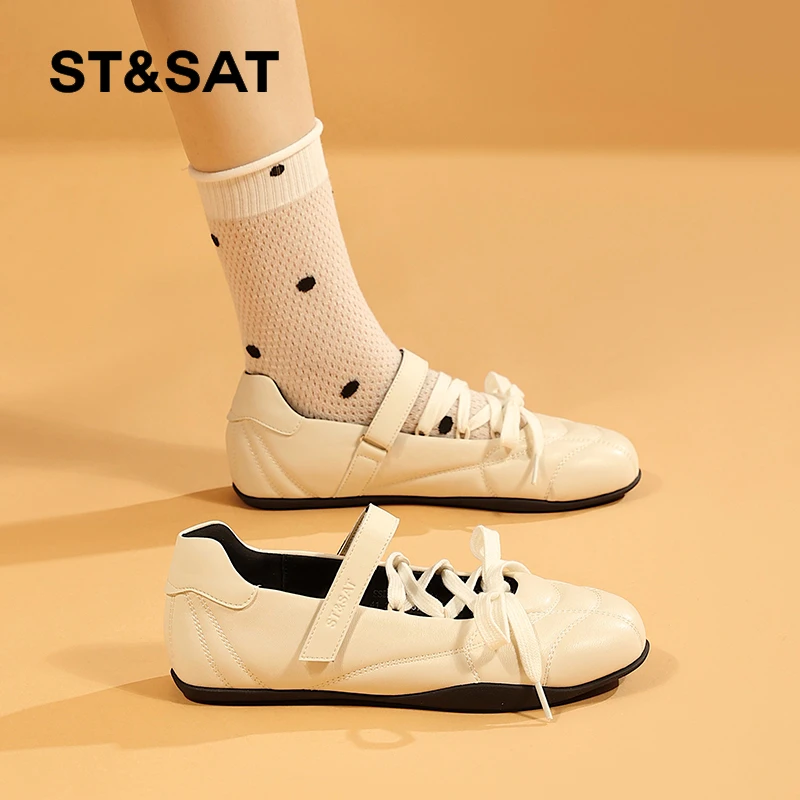 星期六2025春季新款洛丽塔风厚底纯色单鞋时尚玛丽珍鞋女轻便舒适