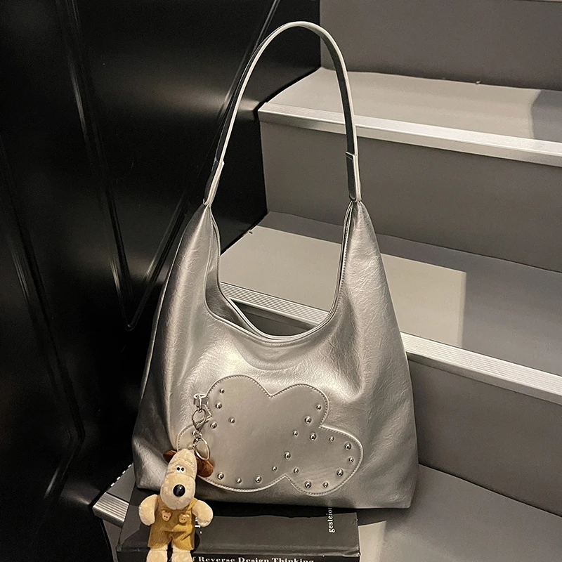 艾米兔女包2025新款日常洋气质感纯色通勤休闲时尚简约百搭单肩包