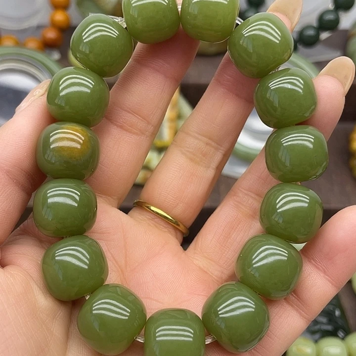 透闪石质玉未镶嵌手串老型14