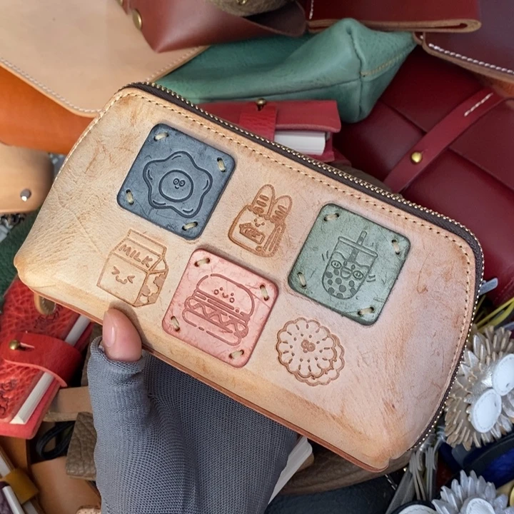 头层牛皮单肩的包