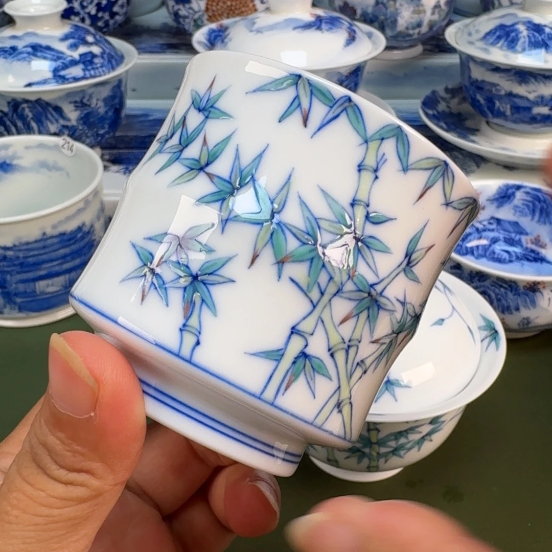 景德镇纯手绘茶具圆圆266