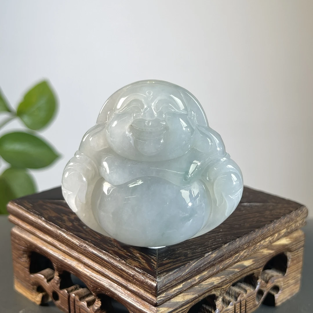 JCA18-134 天然翡翠缅甸A货 佛公