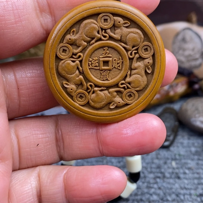 【闪购商品】原石雕刻手把件