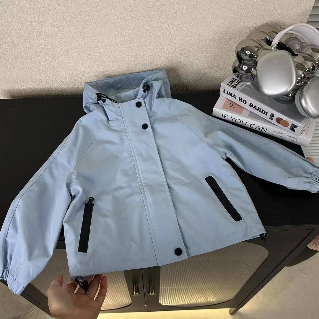 儿童冲锋衣外套男孩户外服上衣2025新款春秋儿童防水衣服春秋新款
