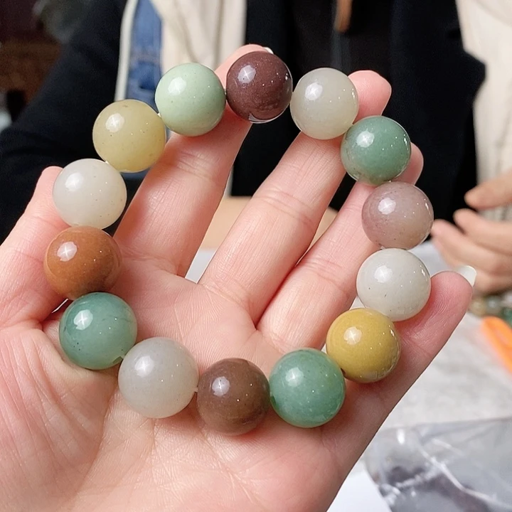 密玉（石英质玉）手链未镶嵌