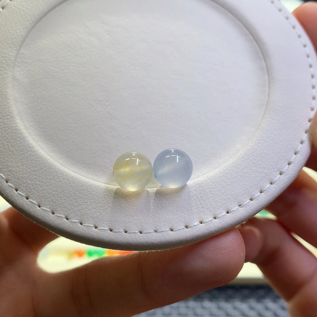 未镶嵌手链翡翠单珠一组2个卡8➕
