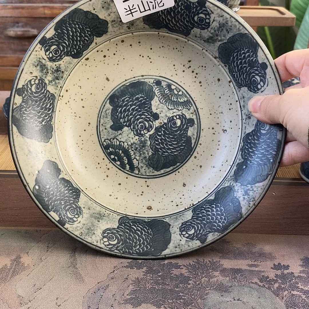 陶手工手绘青花高温陶瓷