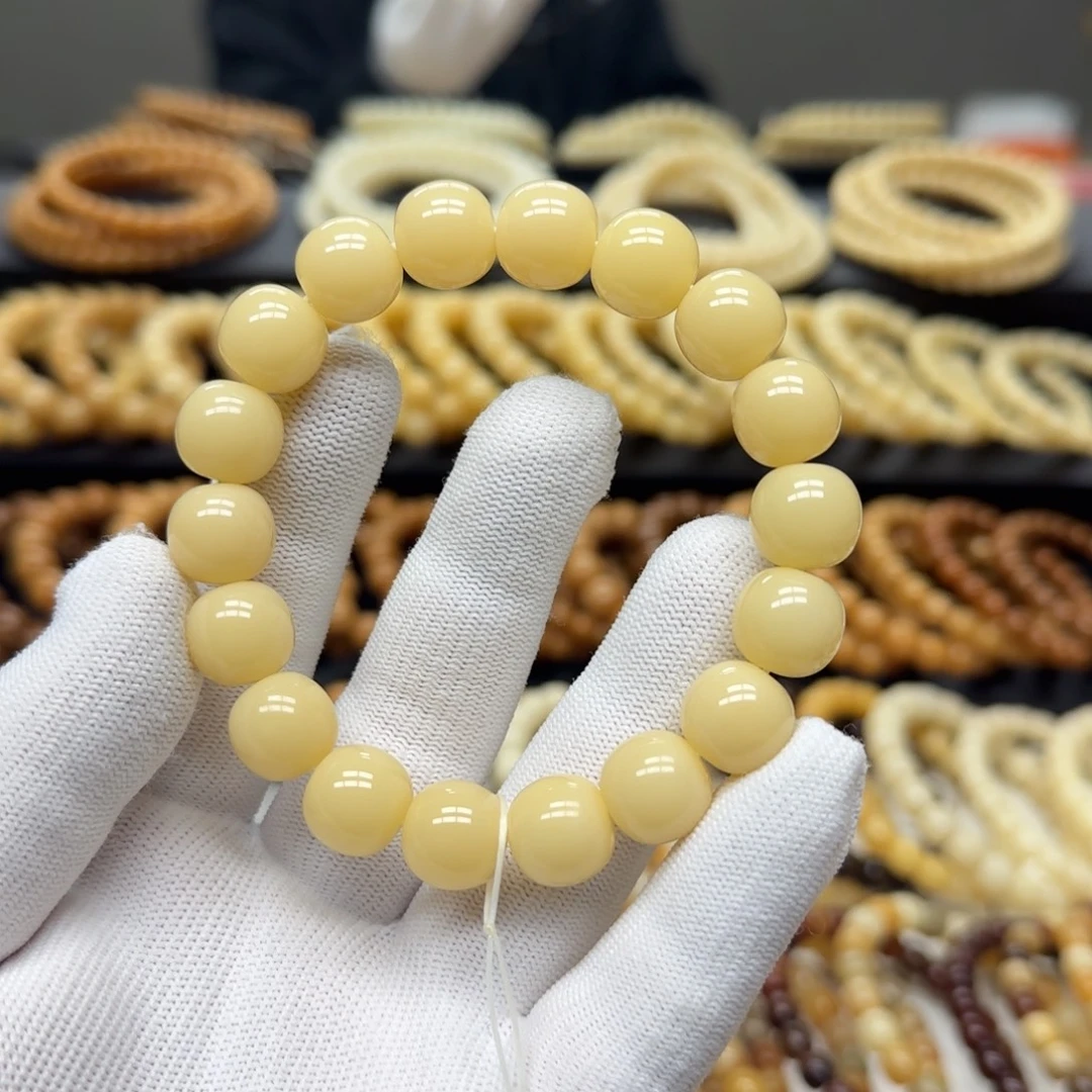 菩提根/象牙果手串卡13 珑珠 10年 精工