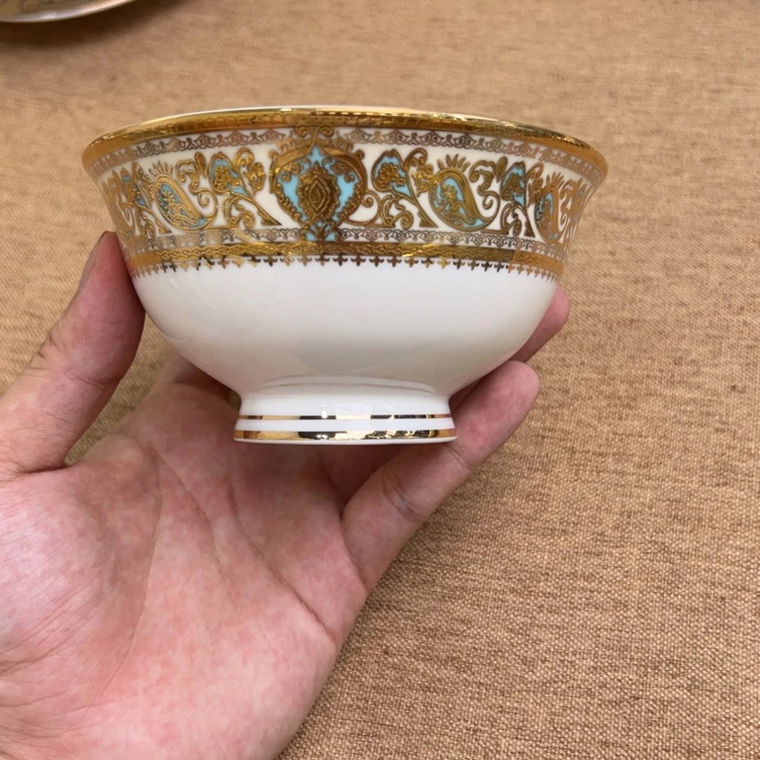 瓷片4.75寸米饭碗六个一单打包价