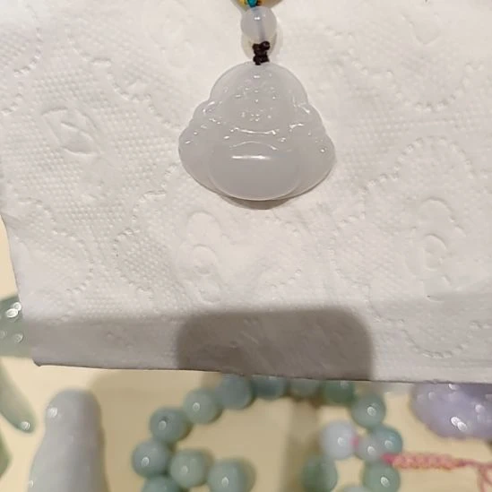 翡翠未镶嵌颈饰天然缅甸翡翠A货佛公吊坠