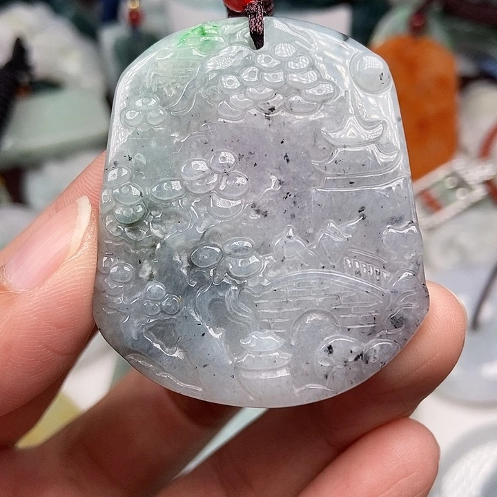 未镶嵌挂件翡翠翡翠