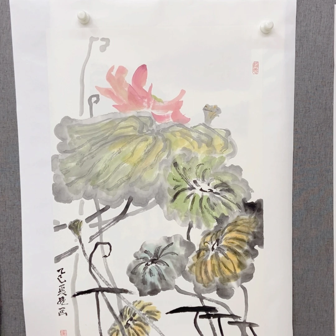 国画手绘手写作品138