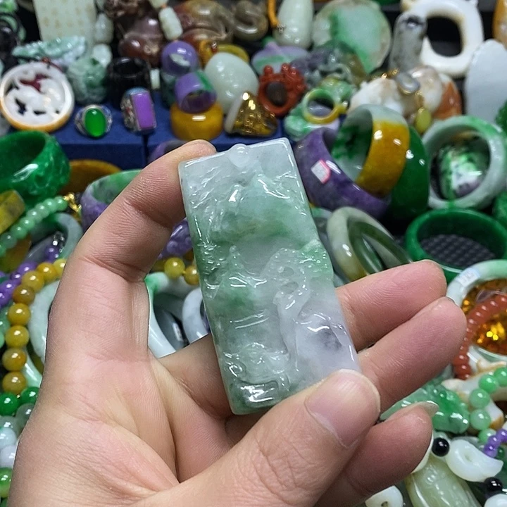 颈饰未镶嵌翡翠缅甸翡翠首饰配饰